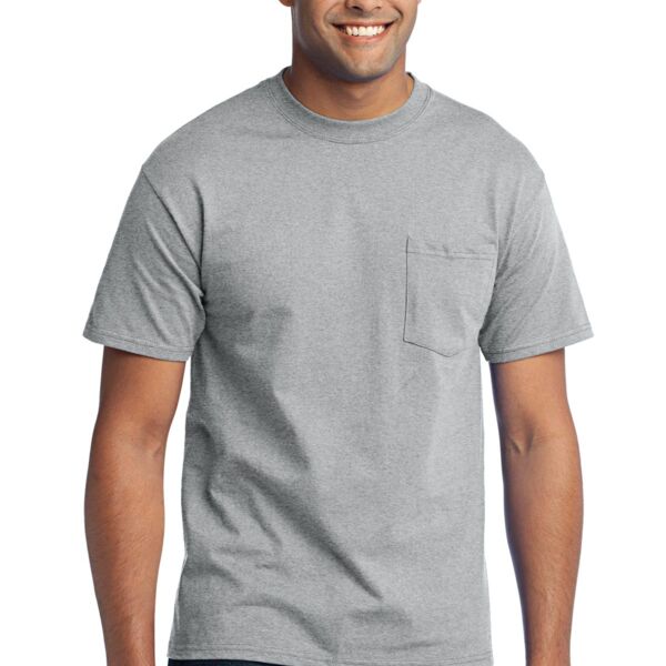 Port & Co Tall Core Blend Pocket Tee Thumbnail