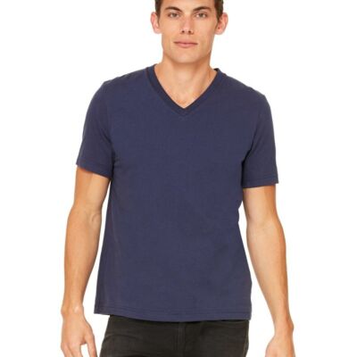 Canvas Unisex Short Sleeve V-Neck Jersey Tee Thumbnail